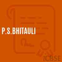 P.S.Bhitauli Primary School Logo