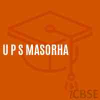 U P S Masorha Middle School Logo