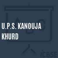 U.P.S. Kanouja Khurd Middle School Logo