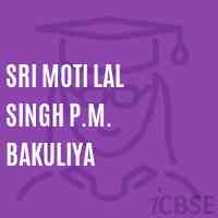 Sri Moti Lal Singh P.M. Bakuliya Middle School Logo