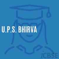 U.P.S. Bhirva Middle School Logo