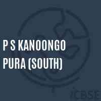 P S Kanoongo Pura (South) Primary School Logo