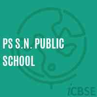 Ps S.N. Public School Logo