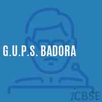 G.U.P.S. Badora Middle School Logo