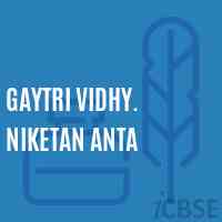 Gaytri Vidhy. Niketan Anta Secondary School Logo