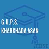 G.U.P.S. Kharkhada Asan Middle School Logo
