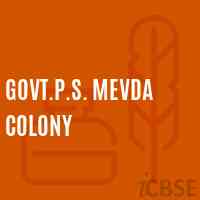 Govt.P.S. Mevda Colony Primary School Logo
