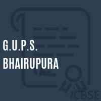 G.U.P.S. Bhairupura Middle School Logo