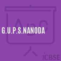 G.U.P.S.Nanoda Middle School Logo