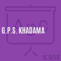 G.P.S. Khadama Primary School Logo