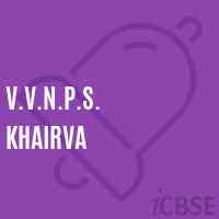 V.V.N.P.S. Khairva Middle School Logo