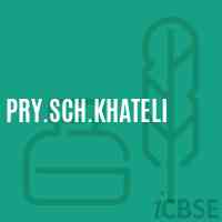 Pry.Sch.Khateli Primary School Logo
