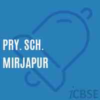 Pry. Sch. Mirjapur Primary School Logo