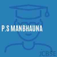 P.S Manbhauna Primary School Logo