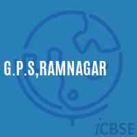 G.P.S,Ramnagar Primary School Logo