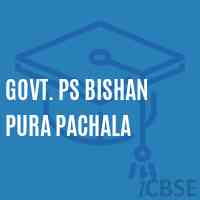 Govt. Ps Bishan Pura Pachala Primary School Logo