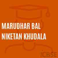 Marudhar Bal Niketan Khudala Middle School Logo