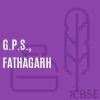 G.P.S., Fathagarh Primary School Logo