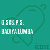 G.Sks.P.S. Badiya Lumba Primary School Logo