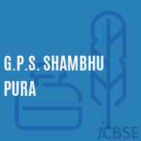 G.P.S. Shambhu Pura Primary School Logo