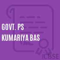 Govt. Ps Kumariya Bas Primary School Logo