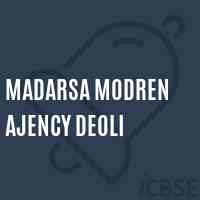 Madarsa Modren Ajency Deoli Middle School Logo