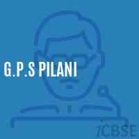 G.P.S Pilani Primary School Logo