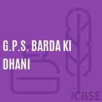 G.P.S. Barda Ki Dhani Primary School Logo