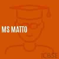 Ms Matto Middle School Logo