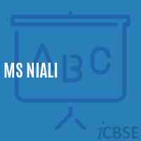 Ms Niali Middle School Logo