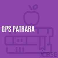 Gps Patrara Primary School Logo