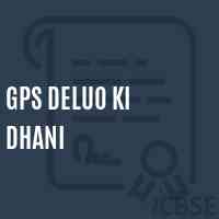Gps Deluo Ki Dhani Primary School Logo