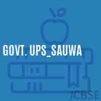 Govt. Ups_Sauwa Middle School Logo