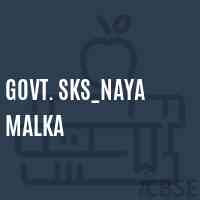 Govt. Sks_Naya Malka Primary School Logo