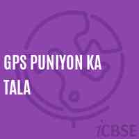 Gps Puniyon Ka Tala Primary School Logo