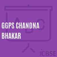 Ggps Chandna Bhakar Primary School Logo