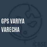 Gps Variya Varecha Primary School Logo