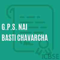 G.P.S. Nai Basti Chavarcha Primary School Logo
