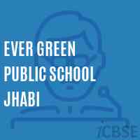 Ever Green Public School Jhabi Logo