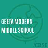 Geeta Modern Middle School Logo