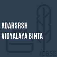 Adarsrsh Vidyalaya Binta Middle School Logo
