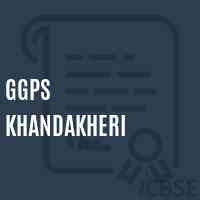 Ggps Khandakheri Primary School Logo