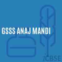 Gsss Anaj Mandi High School Logo