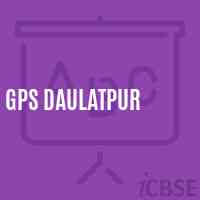 Gps Daulatpur Primary School Logo