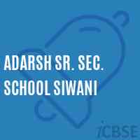 Adarsh Sr. Sec. School Siwani Logo