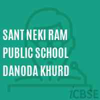Sant Neki Ram Public School Danoda Khurd Logo