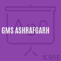 Gms Ashrafgarh Middle School Logo