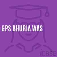 Gps Bhuria Was Primary School Logo