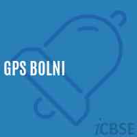 Gps Bolni Primary School Logo