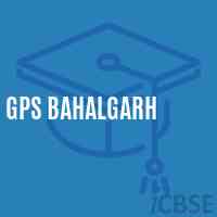Gps Bahalgarh Primary School Logo